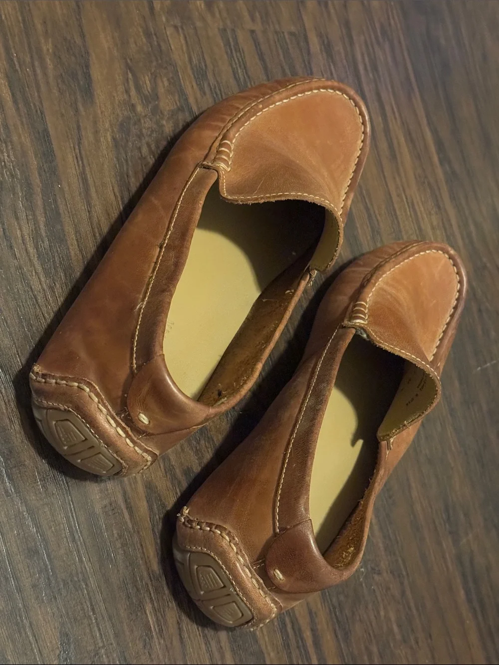 Cole Haan Men's Tan Leather Slip-On Loafers